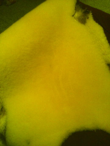 ZALEA PARA SILLA DE MONTAR TERMINADO AMARILLO